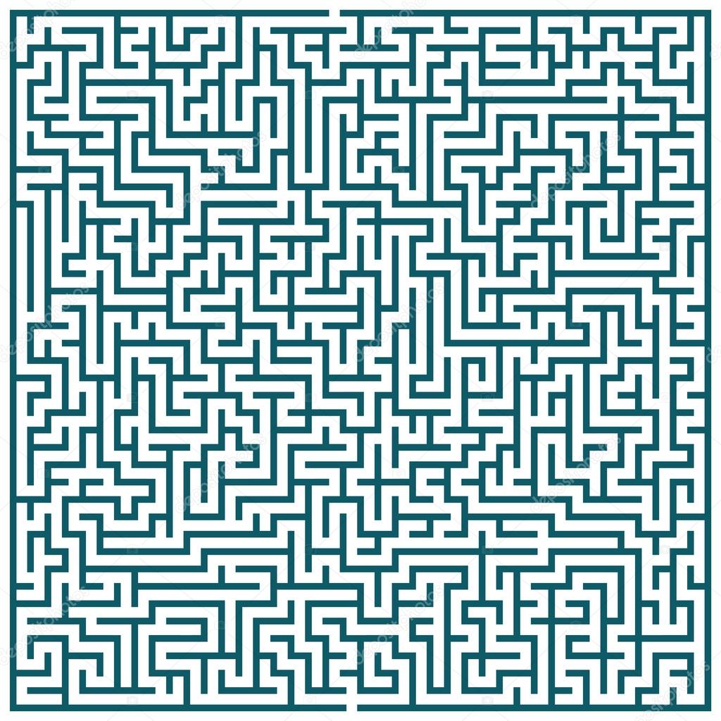 Modèle de labyrinthe — Image vectorielle AlexanderZam © 54343947