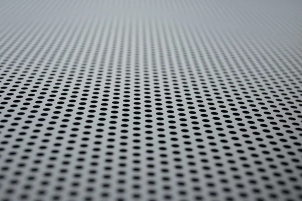 Metallic background with perforation