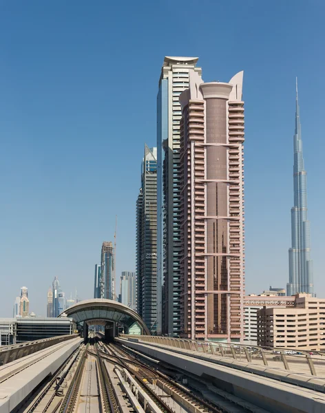 Metro subway in United Arab Emirates