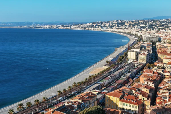 General view of the promenade of Nice