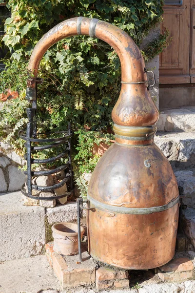 Ancient perfume laboratory in the village Gourdon
