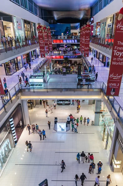 Inside modern luxuty mall in Dubai