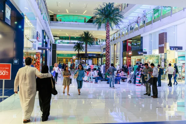 Inside luxuty mall in Dubai