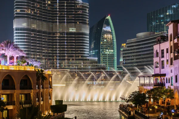 Night view of Dancing fountains