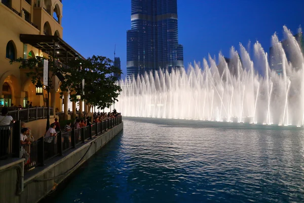 Night view Dancing fountains