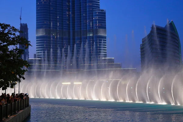 Dancing fountains in Dubai