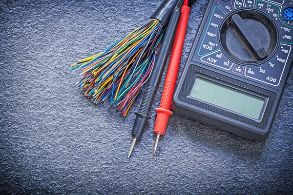 Digital multimeter, electric tester and wires