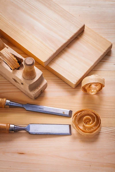 Woodworking tools on table