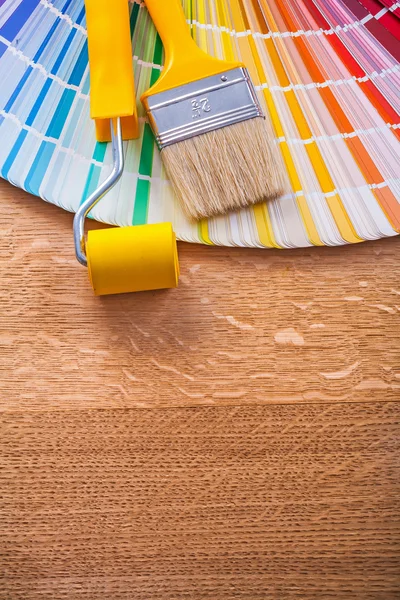 Paint roller brush and pan tone fan