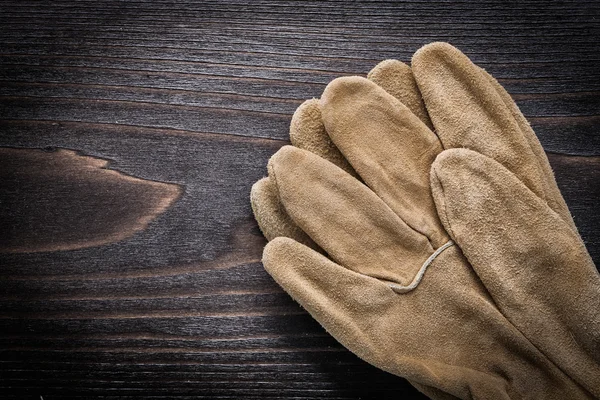 Leather working gloves