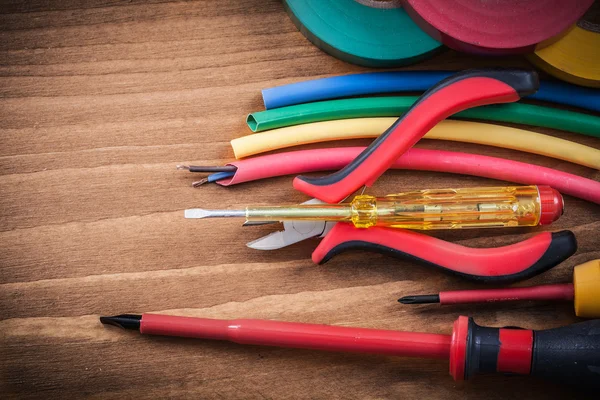 Sharp nippers and insulated screwdriver