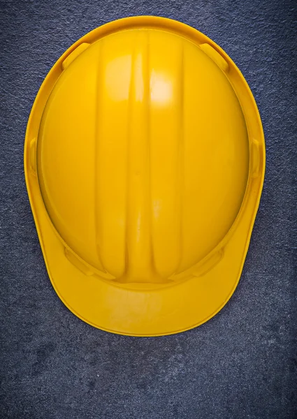 Yellow building helmet