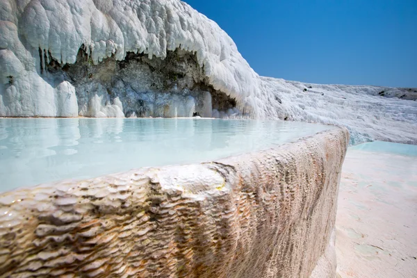 Travertine pools and terraces in Pamukkale