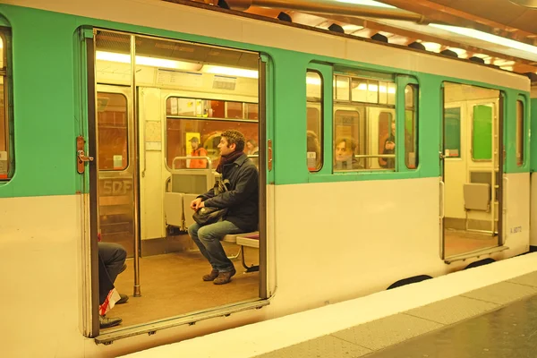Metro train in Paris