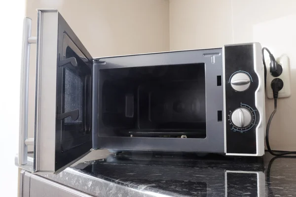 Empty microwave  oven