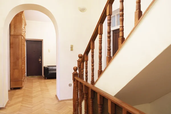 Interior decoration of a room with stairs
