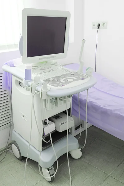 Medical room with an ultrasound diagnostic equipment