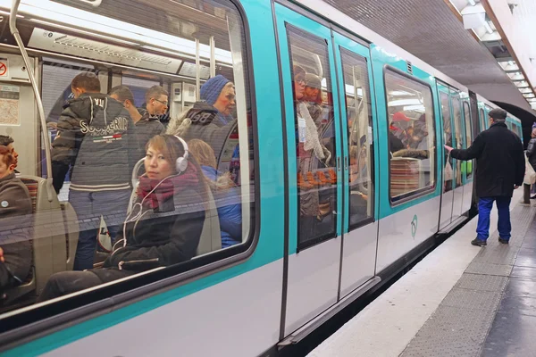 Metro train in Paris
