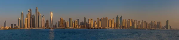 DUBAI, UAE - OCTOBER 16: Modern buildings in Dubai Marina, Dubai