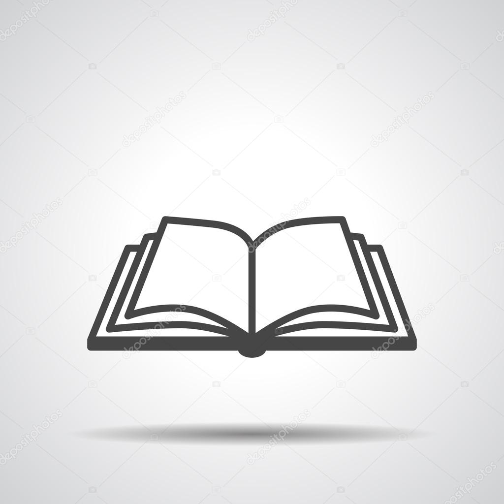 Icono de libro abierto — Vector de stock © sommersby 67351585