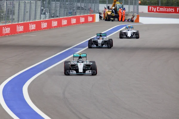 Nico Rosberg of Mercedes AMG Petronas. Formula One. Sochi Russia