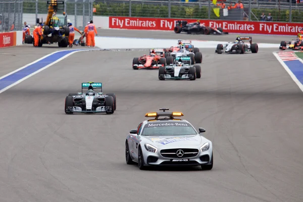 Nico Rosberg of Mercedes AMG Petronas. Formula One. Sochi Russia
