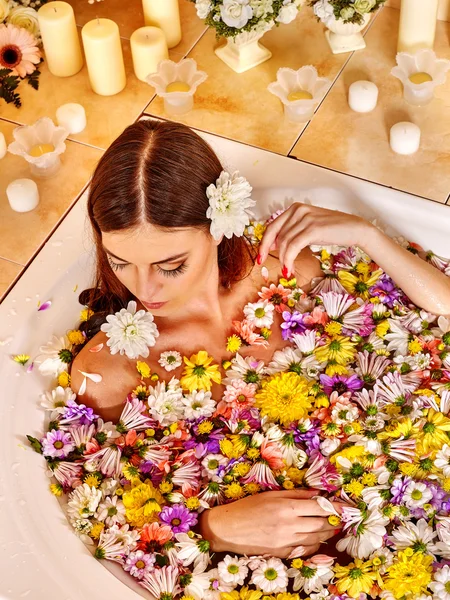 Woman at luxury spa