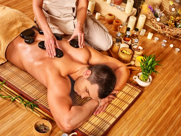 Man getting massage .