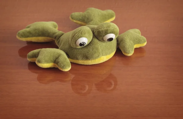 Plush toy frog
