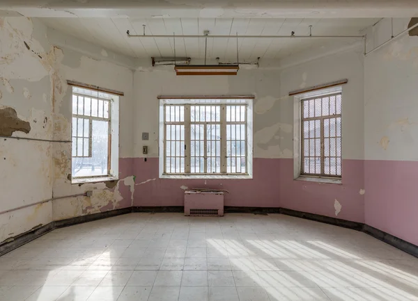 Empty room inside Trans-Allegheny Lunatic Asylum