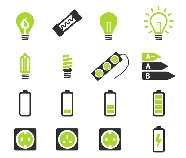 Electricity simply icons