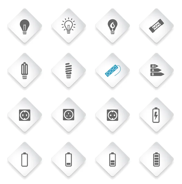 Electricity simply icons