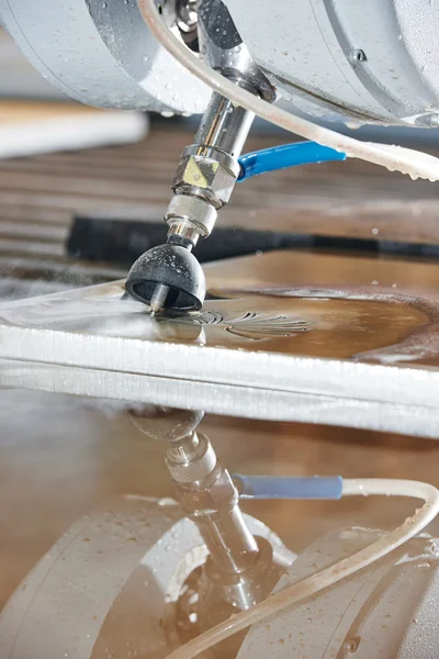 Metalworking cutting with water jet