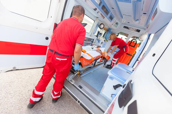 Rescue Team Providing First Aid