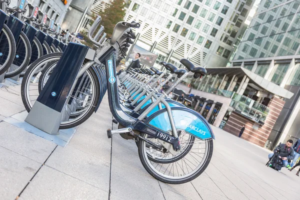 LONDON, UNITED KINGDOM - OCTOBER 30, 2013: Barclays Cycle Hire d