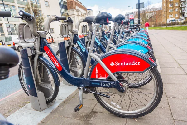 New Santander bikes in London