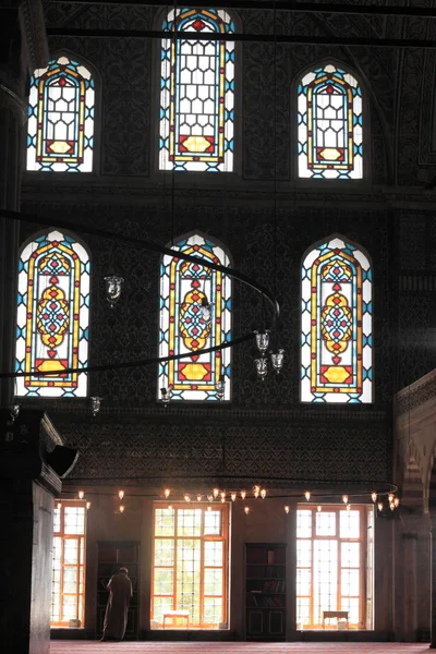 Wall inside blue mosque