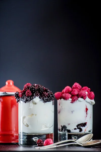 Sweet berry desserts