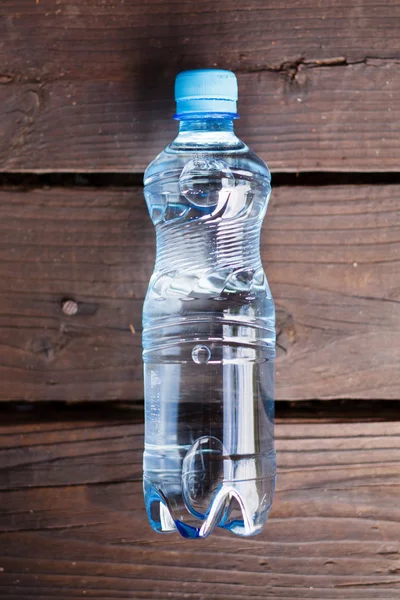 Clean water in plastic bottle