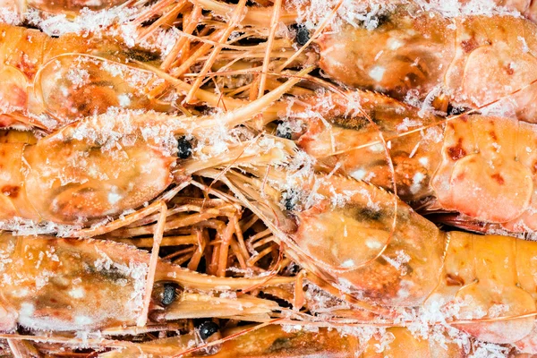 Big frozen shrimps