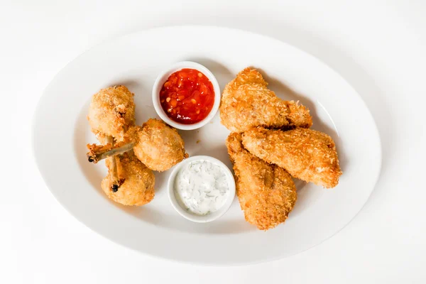 Fried chicken on plate