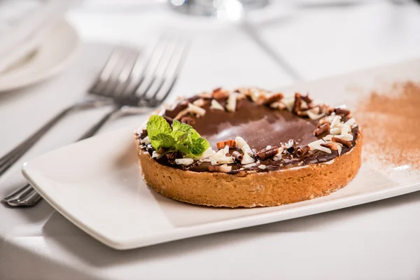 Delicious chocotale tart