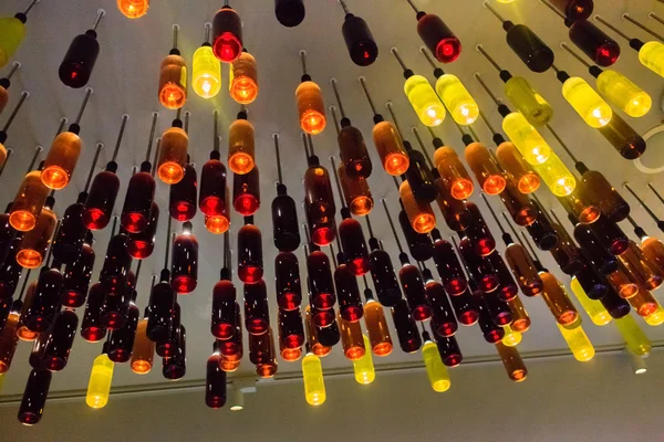 Color bottle lamps