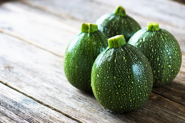 Round green zucchini