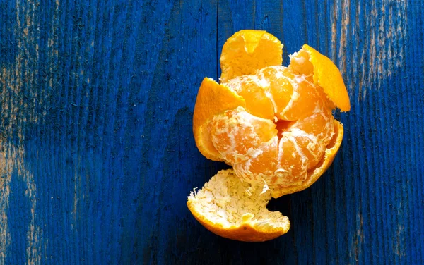 Opened fresh mandarin