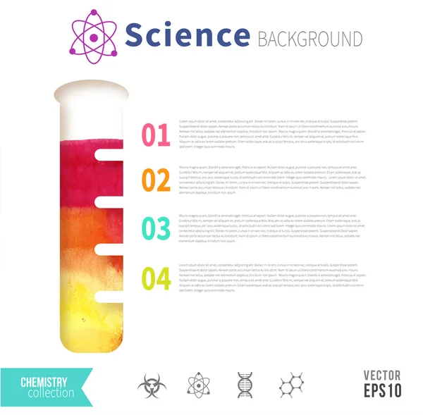 Chemistry science concept design template