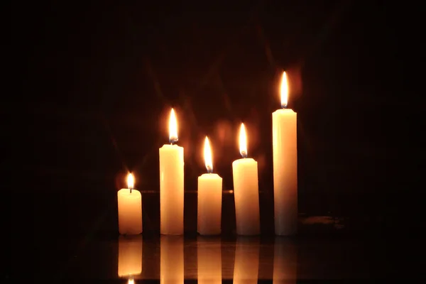 Candles On Dark