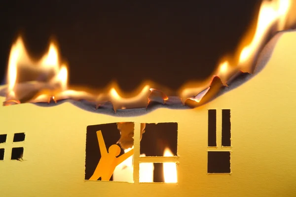 Man In Burning House