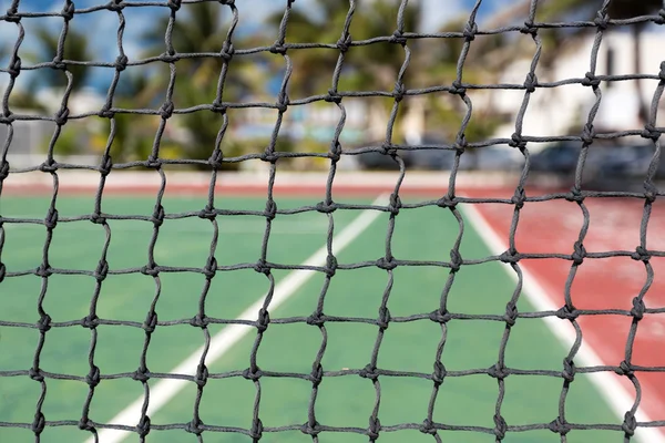 Tennis net, outdoor at empty court