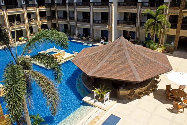 Swimming pool and bar at Boracay Regency Resort